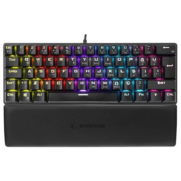 Rampage Ally K11 Siyah Tkl Red Switch Kablolu Mekanik Oyuncu Klavyesi - Görsel 3