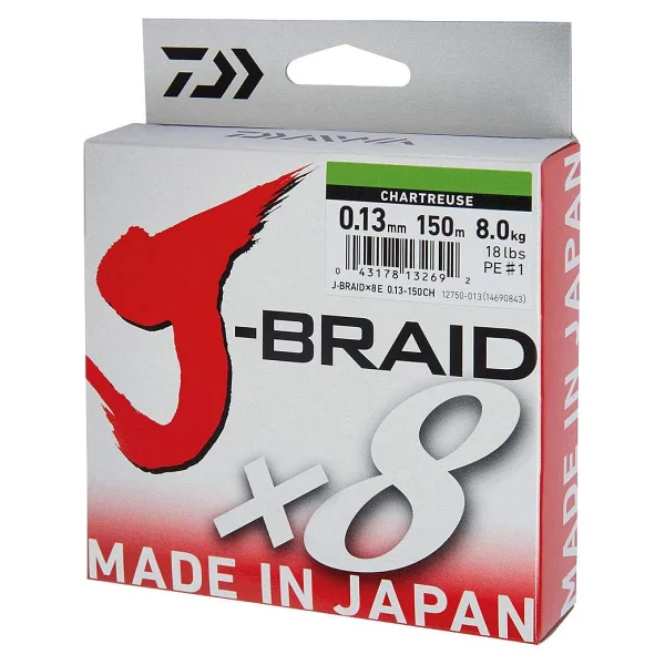 Daiwa J-Braid 8x 150 M 0.10 Mm 6 Kg Chartreuse İp Misina - Görsel 3