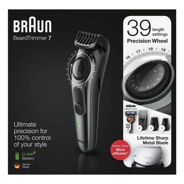 Braun BT7240 Gillette Fusion5 ProGlide Saç ve Sakal Şekillendirici - Görsel 7