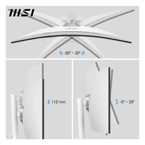 MSI Modern MD342CQPW 34" 1 ms UWQHD Curved 120 Hz Oyuncu Monitörü - Görsel 6