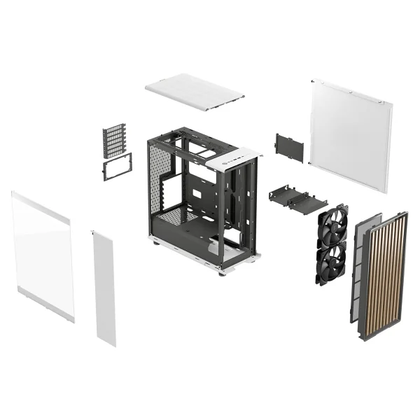 Fractal Design North Tempered Fd-C-Nor1c-04 Fanlı Beyaz Atx Oyuncu Kasası - Görsel 7