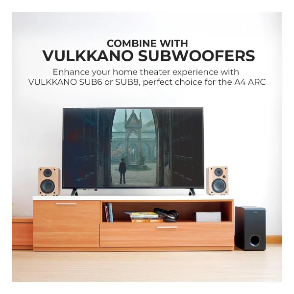 Vulkkano A4 Arc Aktif Ev Sinema Hoparlörü - Görsel 8