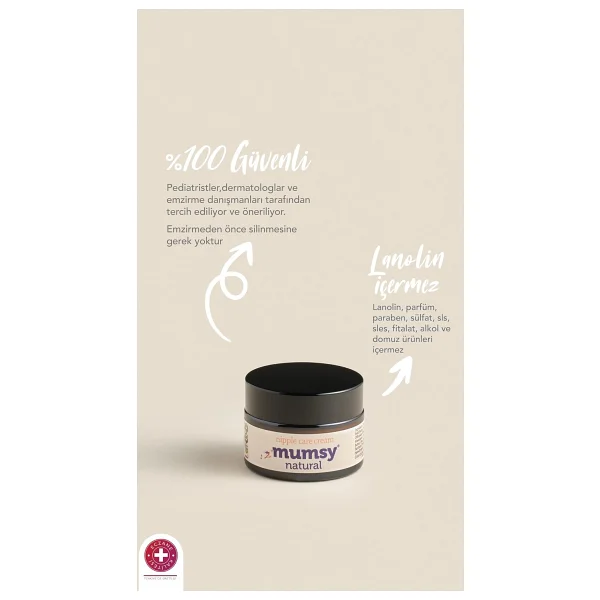 Mumsy Natural Göğüs Ucu Bakım Kremi 30 ml - Görsel 2