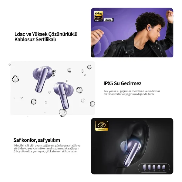 Qcy Melobuds N70 TWS Kulak İçi Bluetooth Kulaklık - Görsel 5