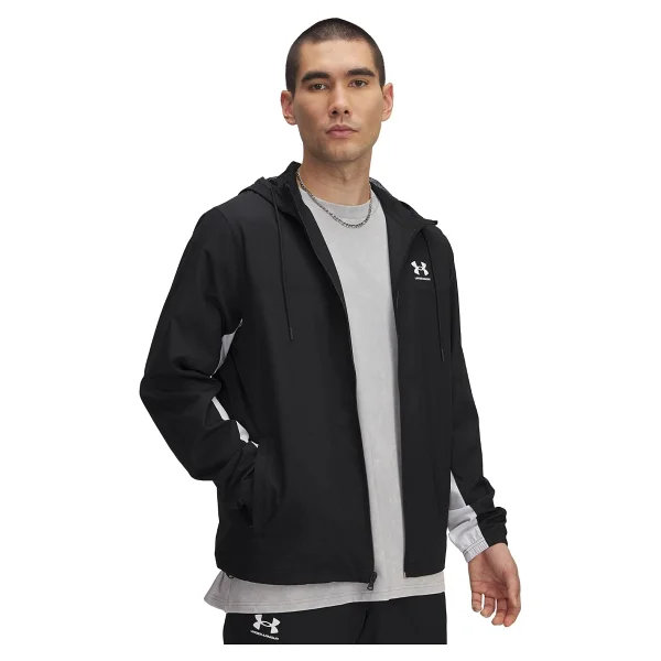 Under Armour Rival 1390149 Kapüşonlu Erkek Rüzgarlık - Görsel 3