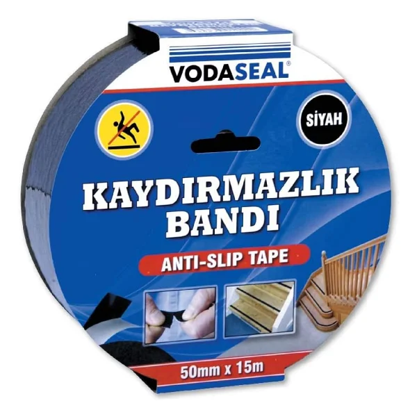 Vodaseal 53.01.011 Kaydırmaz Bant 25mmx15mt, Siyah - Görsel 6