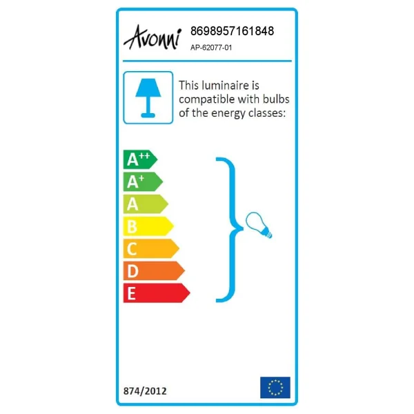 Avonnı Ap-62077-01 Eskitme Kaplama Aplik E27 Metal 25x12cm - Görsel 6