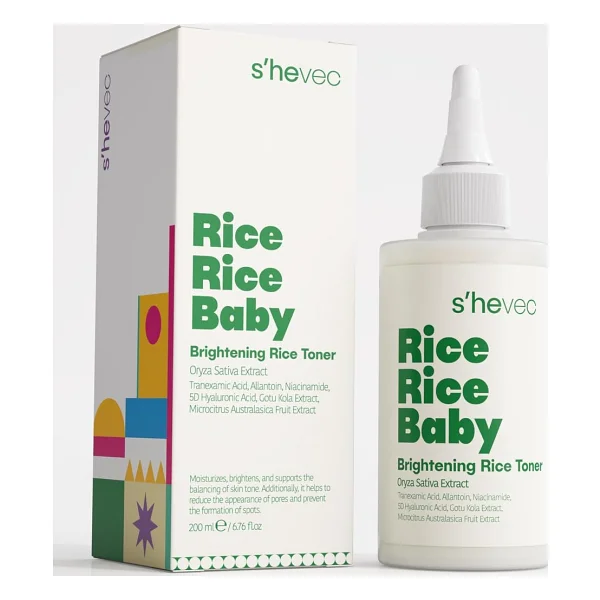 She Vec Rice Rice Baby Aydınlatıcı 200 ml Tonik - Görsel 2