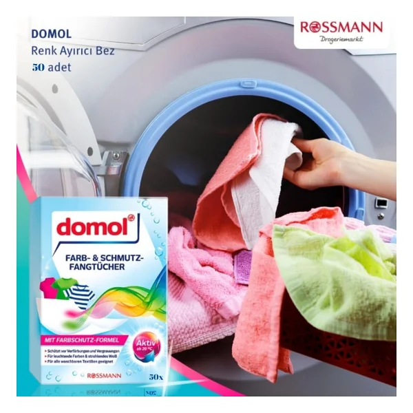 Domol Renk Koruyucu Mendil 50'li - Görsel 2
