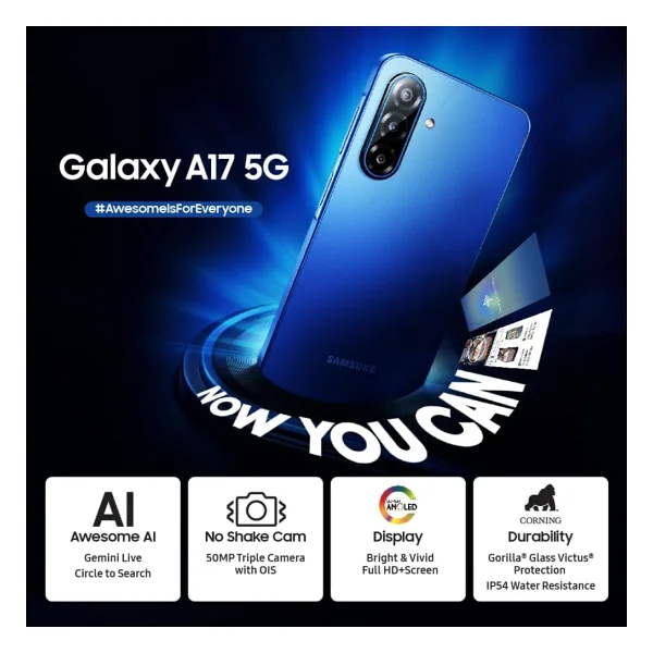 Samsung Galaxy A17 5g 128 GB 6 GB Mavi - Görsel 2