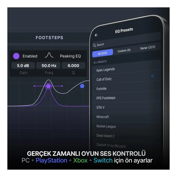 Steelseries Arctis Nova Pro Omni Beyaz 7.1 Type-C Kablolu/Kablosuz Kulak Üstü Oyuncu Kulaklığı - Görsel 8