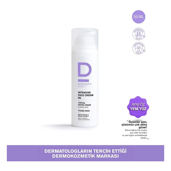 Dermoskin Topicalbiotin N 50 ml Normal Cilt Yoğun Nemlendirici - Görsel 4