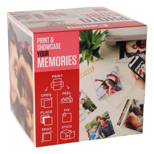 Canon Photo Cube Creative Pack Pp-201 40 Sayfa Fotoğraf Kağıdı + Çerçevesi - Görsel 3