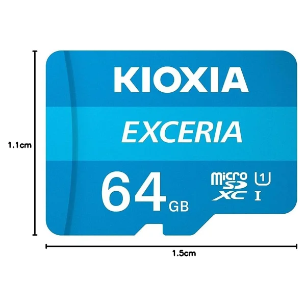 Kioxia Exceria Lmex1l064gg2 Class 10 Uhs-I U1 64 GB Micro Sd Kart - Görsel 3