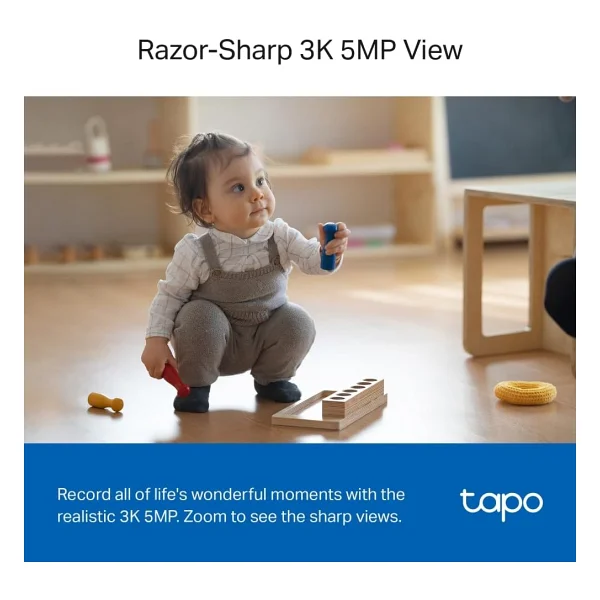 Tp-Link Tapo C230 5 Mp Gece Görüşlü Ip Wi-Fi Güvenlik Kamerası - Görsel 5