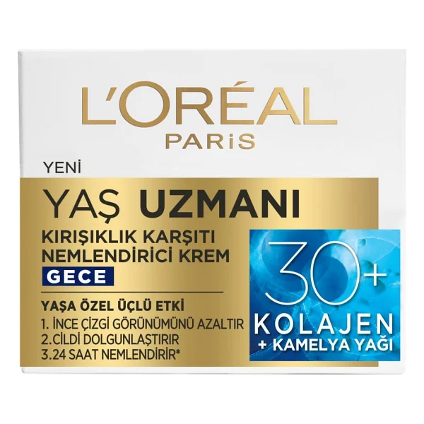 L'oreal Paris Yaş Uzmanı Kırışıklık Karşıtı Gece Kremi 50 Ml - Görsel 2