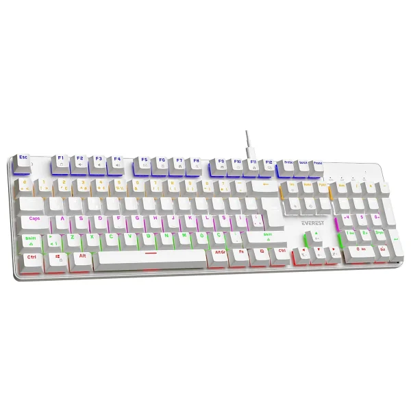 Everest Lumos KB-MK1 Siyah Blue Switch Kablolu Mekanik Oyuncu Klavyesi - Görsel 9