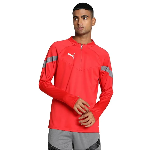 Puma Teamfinal Training 657375-13 Gri Erkek Eşofman Üstü - Görsel 3