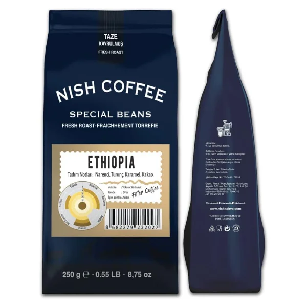 Nish Special Beans Etiyopya Filtre Kahve 250 gr - Görsel 6