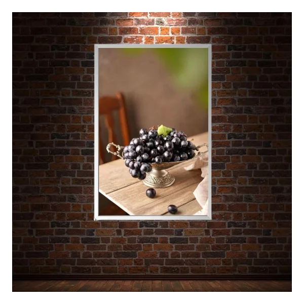 Atlas Sanat Galerisi 20mm Çerçeve, Poliresin, Mat Pvc Kaplamalı, Fotoğraf Puzzle Belge Çerçevesi, Beyaz, 33x48/34x48/35x50/48x68/50x70/60x85/61x61 Cm, Yatay/Dikey Asılabilir (Siyah, 48x66) - Görsel 5