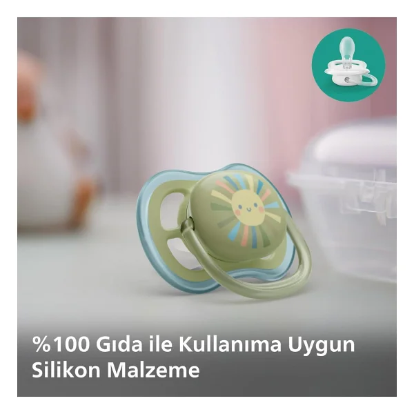 Philips Avent Scf085/58 Ultra Air 0-6 Ay 2'li Emzik - Görsel 3
