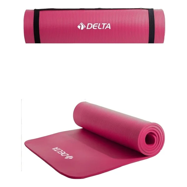 Delta Konfor Zemin 10 Mm Taşıma Askılı Pilates Minderi Yoga Matı, Lila, 10 Mm - Görsel 10