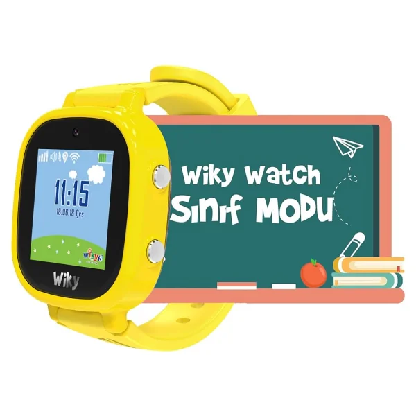 Wiky Watch 5e Sarı Akıllı Çocuk Saati - Görsel 5
