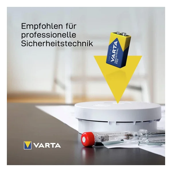 Varta 4022 Endüstriyel 20'li 9v Alkalin Pil - Görsel 4