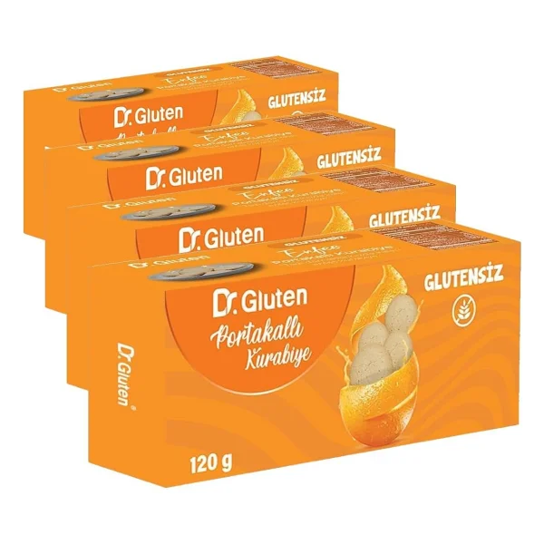 Dr. Gluten Glutensiz Portakallı Kurabiye 120 Gr - Görsel 2