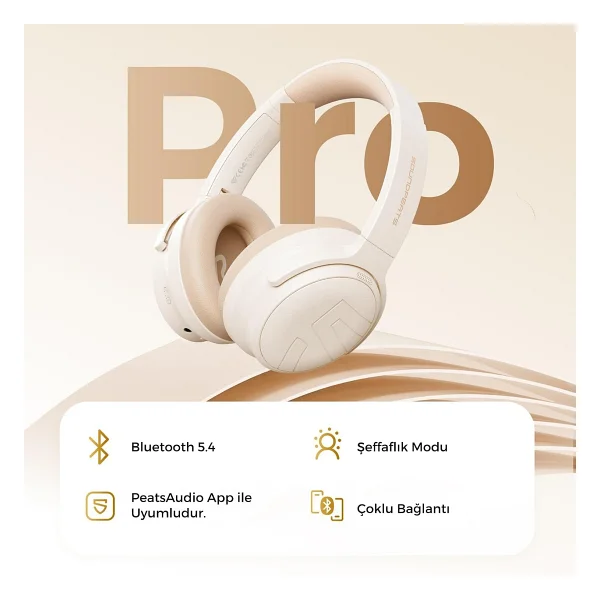 Soundpeats Space Pro ANC Kulak Üstü Bluetooth Kulaklık - Görsel 2