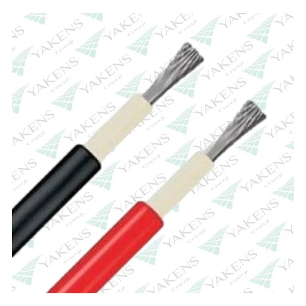 Mc4 Soketli (3m+3m) 6 Metre 4mm Güneş Paneli Hazır Solar Kablo Siyah Kırmızı - Görsel 5