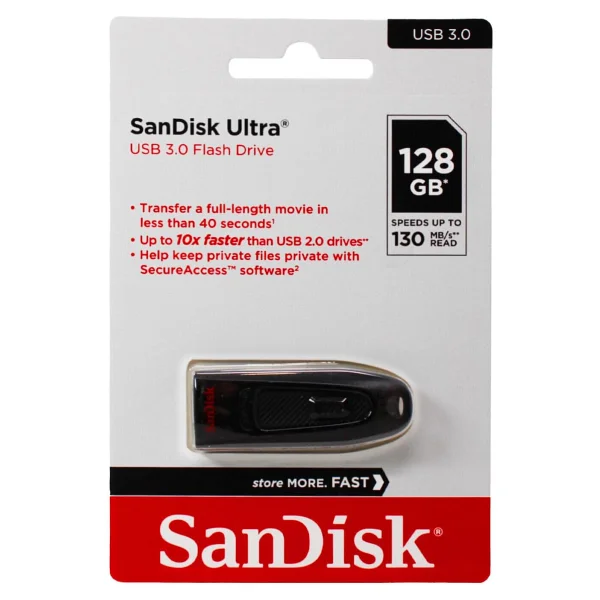 Sandisk 128 GB Ultra Sdcz48-128g-U46 USB Bellek - Görsel 2