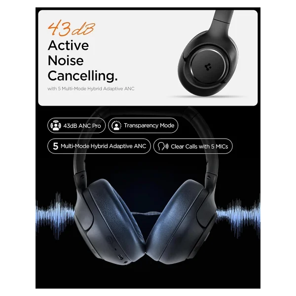 Spigen Audio P10 ANC Kulak Üstü Bluetooth Kulaklık - Görsel 2