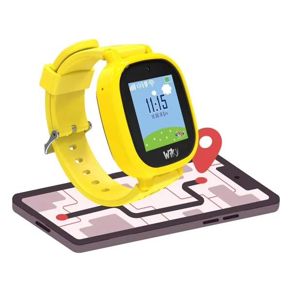 Wiky Watch 5e Sarı Akıllı Çocuk Saati - Görsel 8