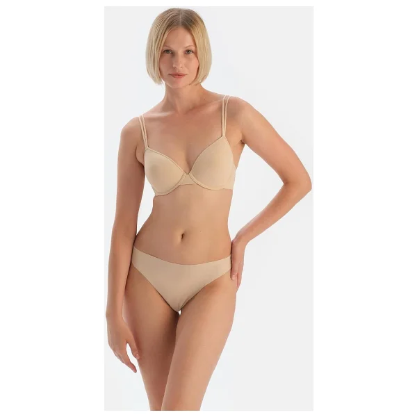 Dagi Kadın 5143kc Lazer Kesim Tanga Külot, Örme, Siyah, M - Görsel 7