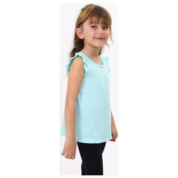 Toontoy Kız Çocuk Atlet - 6 Yaş - Su Yeşili - Görsel 2