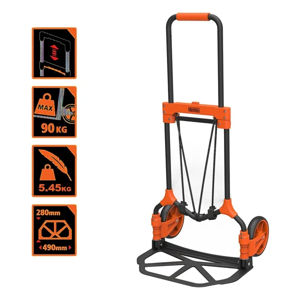 Black+Decker Bh202 90 Kg Katlanır El Arabası - Görsel 8