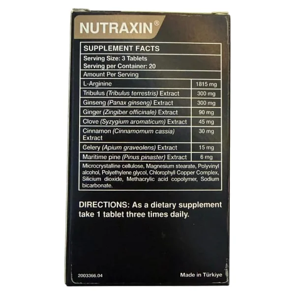 Nutraxin Ultra Men 60 Tablet - Görsel 7