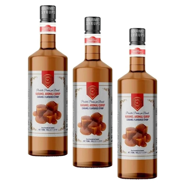 Nish Karamel Aromalı İçecek Şurubu 700 Ml - Görsel 6