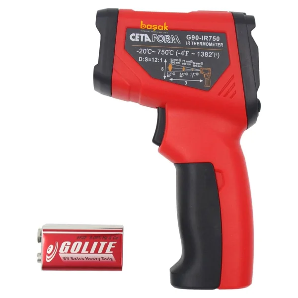 Ceta Form Infrared Lazerli Termometre -20 °c / 750 °c G90-İr750 - Görsel 3