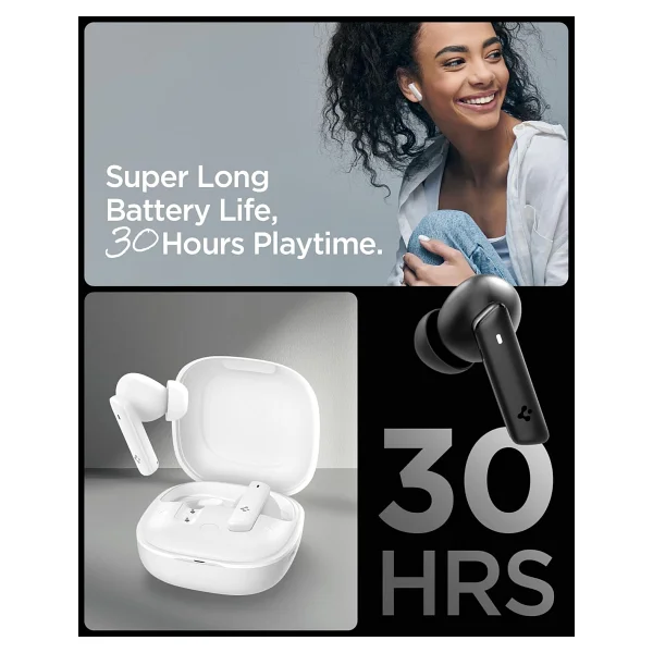 Spigen Audio P20 ANC TWS Beyaz Kulak İçi Bluetooth Kulaklık - Görsel 5