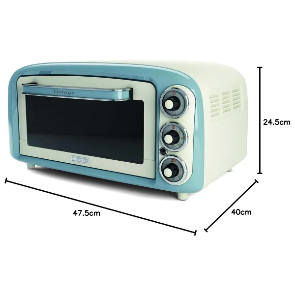 Ariete Vintage 0979/05 Mavi 18 lt Mini Fırın - Görsel 5