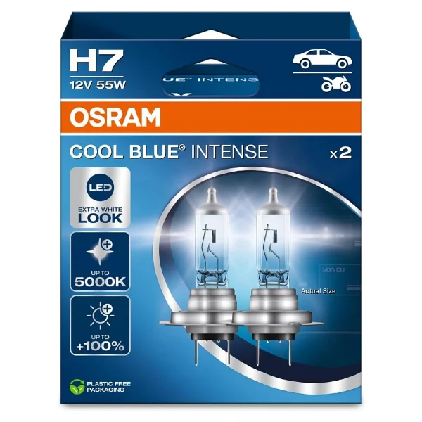 Osram Cool Blue Intense H7 5000k 64210cbn 55 W 2'li Oto Ampul - Görsel 2