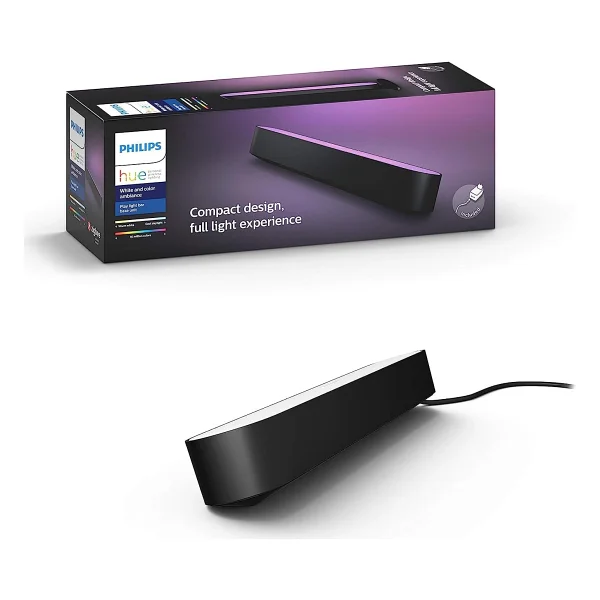 Phılıps Hue Play 2lı Ekopaket Sıyah Bluetooth LED Aydınlatma - Görsel 4
