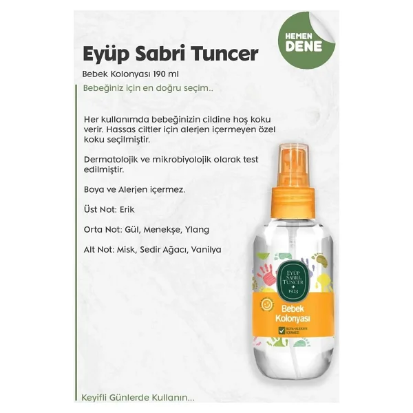 Eyüp Sabri Tuncer Doğal Zeytinyağlı Bebek Şampuanı 600 Ml - Görsel 5