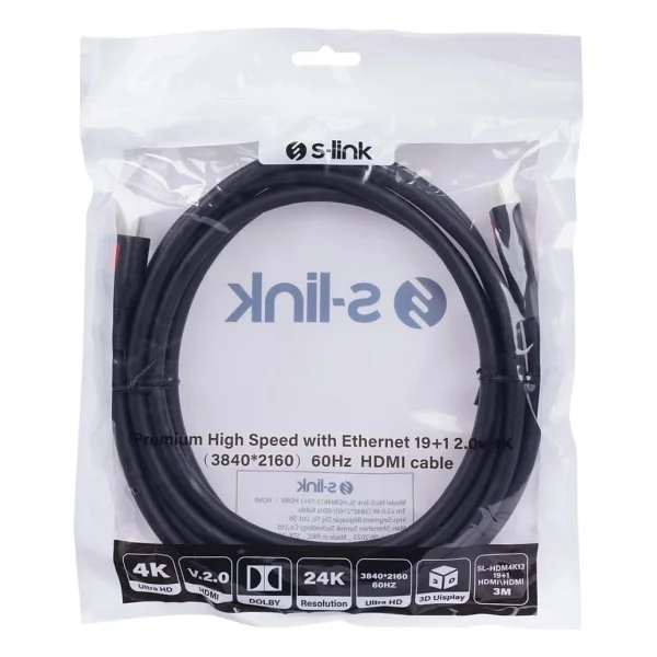 S-Link Sl-Hdm4k13 3 M 4K Hdmı Kablo - Görsel 5