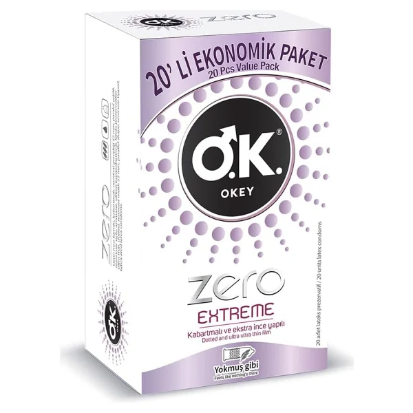Okey Zero Extreme 20'li Prezervatif - Görsel 2