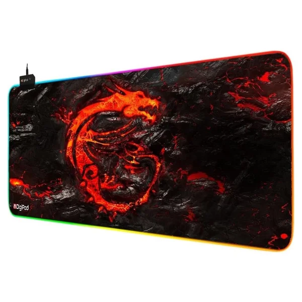Digipod Rgb Oyuncu Mousepad Rgb 70 x 30 Gaming Oyuncu Mouse Pad Kaymaz Taban 4mm DRAGON - Görsel 3
