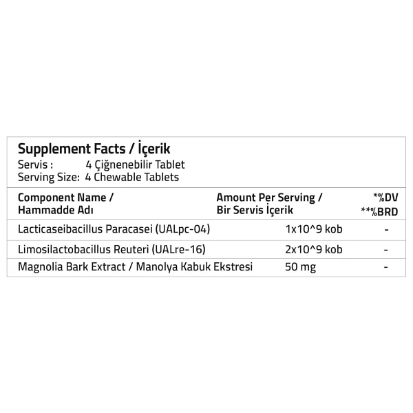 Validus Dental Probiyotik 60 Tablet - Görsel 3
