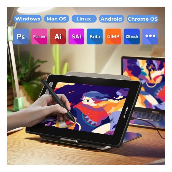 Xp-Pen Artist 13 2nd Generation Grafik Tablet - Görsel 6